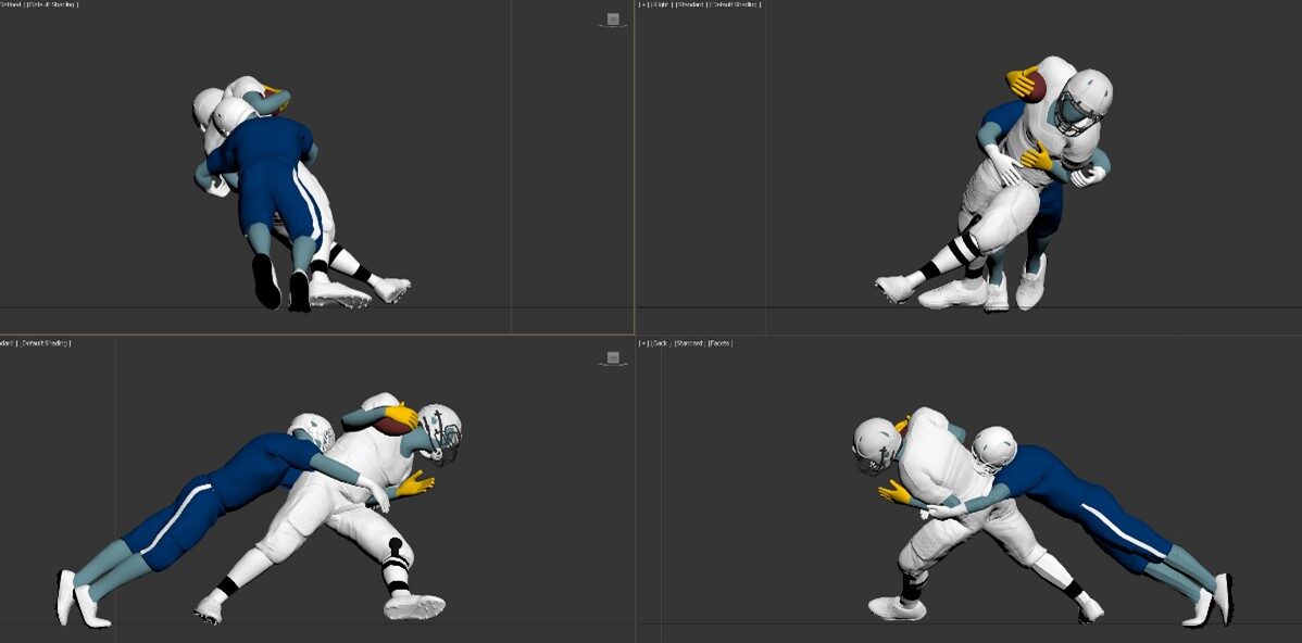 Biomechanical Injury Analysis with 3D Model