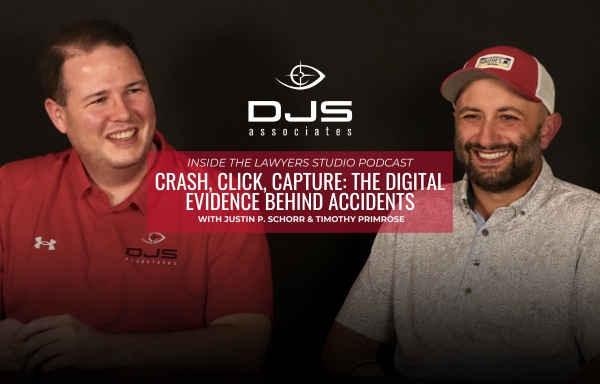 “Crash, Click, Capture”: DJS Experts Dive into Digital Evidence on Inside the Lawyers Studio Podcast