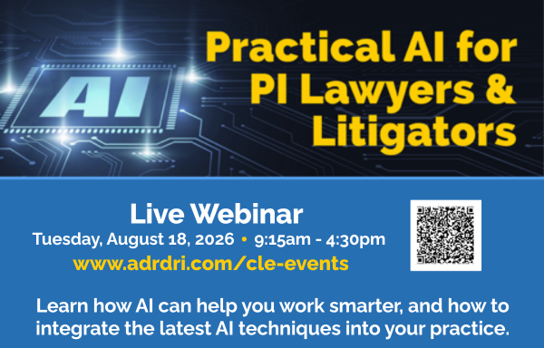 Practical A.I. for P.I. Lawyers & All Litigators